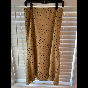 Polka Dot Midi Skirt